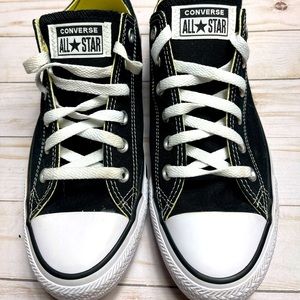 All Star Converse - black low top size men’s 8 women’s 10.